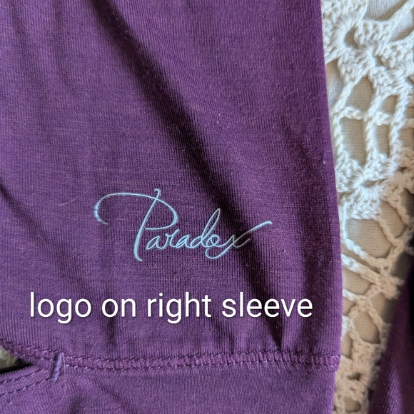 🔥$10 Bundled🔥Paradox Merino Blend Quarter-zip Winter Base Layer Size M Purple - Picture 5 of 11